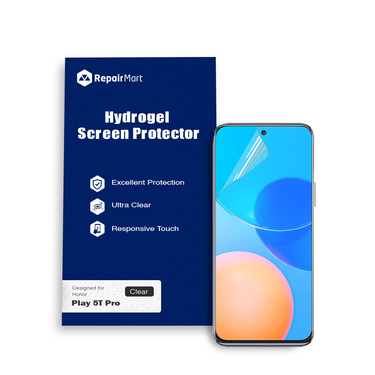 Honor Play 5T Pro Compatible Premium Hydrogel Screen Protector With Full Coverage Ultra HD